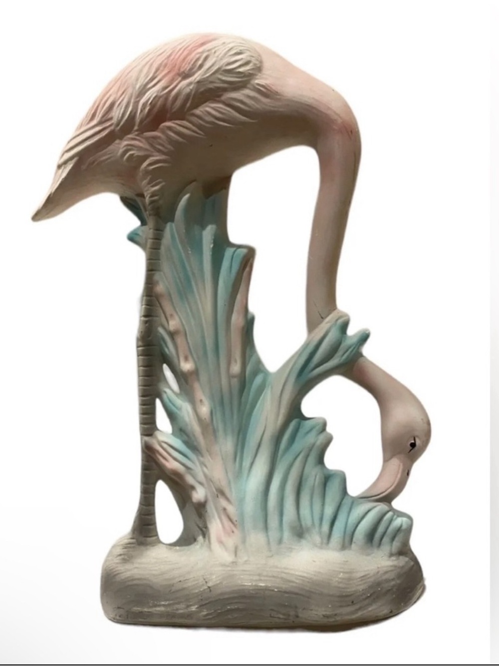 MCM Art Deco Vintage Ceramic Flamingo Figurine